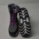 HOBIBEAR Women's Waterproof Winter Snow Boots Lightweight Warm Faux Fur Lined Mid-Calf Booties (8, Grey/New)