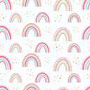 CHIHUT Boho Rainbow Peel and Stick Wallpaper for Kids Room Girls Room 17.7”x236” Decorative Cute Vinyl Contact Paper for Walls Self Adhesive Removable Watercolor Rainbow Wallpaper Mural for Playroom