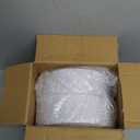 Upassion 100 Pieces White Plastic Plates - 10.25 inch White Dinner Disposable Plates - Premium Hard Disposable Dinner Plates - Party Supplies for Birthdays, Celebrations, Wedding and Events