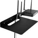 Steel Floating Shelves for Wall,Small Wall ShelfBookshelf Living Room Bedroom Home Office BathroomLittle Mini Tiny Display Hanging Shelves for Books/Storage/Room Decor (Black 11.81x7.87in)