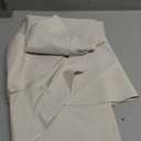 Waterproof Faux Linen Tablecloth for Round Dining Table, Decorative Fabric Rustic Tablecloth Cover for Holiday, Banquet, Outdoor & Kitchen Table(60 Inch, Round (2-4 Seats), Ivory)