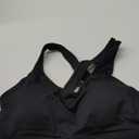RUNNING GIRL Sports Bra for Women, Criss-Cross Back Padded Strappy Sports Bras Medium Support Yoga Bra with Removable Cups (A-black)