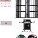 7637 Grill Grates for Weber Spirit E210,17.5 Inch Grill Parts for Weber Spirit E210 , E220 ,S210 ,S220 ,S215 with Front Control,Cast Iron Replacement Parts for Weber Spirit 200 & GS4 Spirit II E210