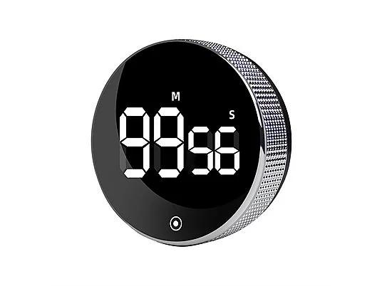 Digital Kitchen Timers, Visual timers Large LED Display Magnetic Countdown Countup Timer for Classroom Cooking Fitness Baking Studying Teaching, Easy for Kids and Seniors Silver