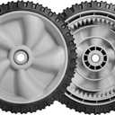 734-04581 Front Drive Wheels Replacement for 634-0190(A) - 8" Lawn Mower Wheels Compatible with MTD, Yard Man, Craftsman, Huskee, Yard Machines Self Propelled Walk-Behind Lawnmower, 2 Pack