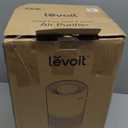 LEVOIT Air Purifier for Home Bedroom Dorm Room, Smart & Voice Control, AHAM VERIFIDE, 3-in-1 Filter With HEPA Sleep Mode, for Pollen, Pollutants, Smoke, Dander, Dust, Core 200S-P, White