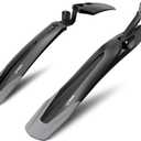 RBRL Bike Fender Adjustable Bicycle Mudguard, Quick Release Universal 24-29 inch Bicycle Fenders, Bike fenders for Ebike/Mountain Bike, Against Splashing Water and Dirt, 25*5.9*7.8"