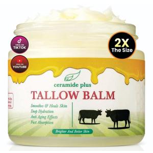 Whipped Beef Tallow Balm,Manuka Honey & 100%Grass-Fed,2oz, (Unscented/Herb-Infused), Skin Care and Face cream