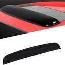 43inch 1100mm Universal Sun roof Wind Deflector, 1pc Dark Smoke Auto Moonroof Window Visor for Deflecting Rain, Noise and Windy Weather with Waterproof Double Side Tape RN110