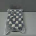 Boutique Fleece Belt Bag | Sherpa Checkered Crossbody Fanny Pack for Women | Fashionable Cute Waist Pack | Small Chest Bag | Gold Accessories | Adjustable Extended Strap | Black Checker