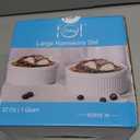 Delling Large Ramekins 32 Oz Oven Safe/Soup Bowls, 1 Quart Serving Bowls Ceramic Round for Baking, Salad, Pasta, Creme Brulee, Souffle Dish, Pot Pie