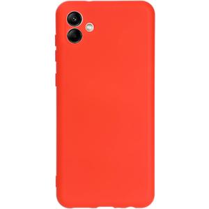 Case for Samsung Galaxy A04, Liquid Silicone Protective Phone Case for Samsung Galaxy A04 with Silicone Lanyard, Slim Thin Soft Shockproof Cover for Samsung Galaxy A04 Silicone Case Red