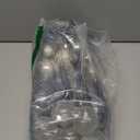 Sea Team 60mm/2.36" Delicate Contrast Color Theme Painting & Glittering Christmas Tree Pendants Decorative Hanging Christmas Baubles Balls Ornaments Set - (Stone Blue & Silver Grey), Pack of 30