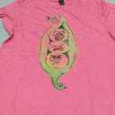 Three Peas in a Pod Funny T-shirt T-Shirt (Pink, M)