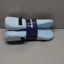 Skechers Air-Cooled & Memory Foam Lumbar Pillow,Lumbar Support Pillow for Office,Chair Lower Back Pain Relief Lumbar Pillow,Ergonomic Design Back Support Pillow for Office Chair,Car,Home,Travel,Blue