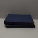 ZIKOUL Navy Blue Shagreen box Set of 2 Faux Leather Decorative Boxes,Large Nesting Storage Decorative Boxes with Lids for Modern Home Decor Stacking Jewelry Box Organizer