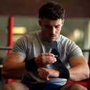 Rip Toned Wrist Wraps & Lifting Straps Combo  Dynamic Duo Push & Pull Support for Weightlifting  Wrist Support Wraps + Padded Grip Straps for Bench, Deadlifts, Rows & Pull-Ups (Men & Women) (13", Red)