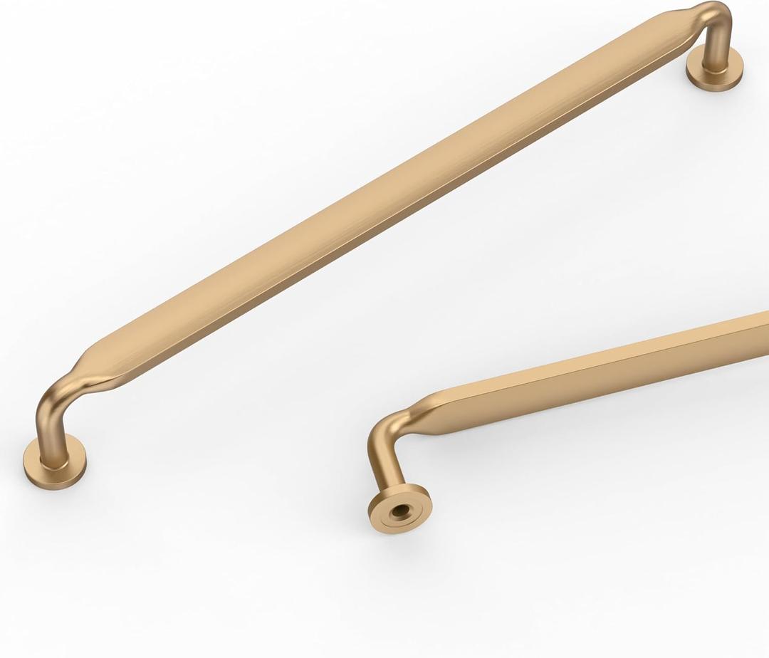 10 Pack 7-1/2''(192mm) Champagne Bronze Cabinet Pulls Kitchen Cabinet Handles Champagne Hardware for Cabinet Cupboard Drawer Dresser Handles