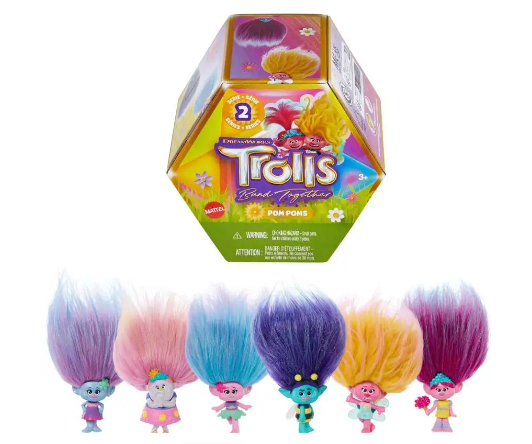 2pcs MTL TROLLS POM POM WAVE