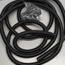 LONGRUN Pond Tubing 1 Inch Diameter, 20.7 Feet Long Corrugated Flexible Hose Pipe with Clamps Pipe Fittings, Pool PVC Tube for Garden Ponds Waterfalls Camping Caravans Filters Drainage Marine (1 Inch - 20.3 Feet)
