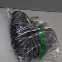 Coil Hose 25FT EVA Coil Garden Hose With 3/4'' Brass Connector Coiled Water Hose Lightweight And No Kink Includes 7 Patterns Spray Nozzle For Outdoors Lawn Watering Car Washing (Gray)