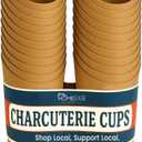 60-Pack 14oz Brown Kraft Charcuterie Cups  Disposable French Fry Holder, Grease-Resistant French Fries Holder, Eco-Friendly  Serving Cups for Parties, Weddings, Events & More