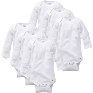 Gerber unisex-baby, Multi-pack Long-sleeve Onesies Bodysuit Mitten Cuff Sizes (0-3 Months)