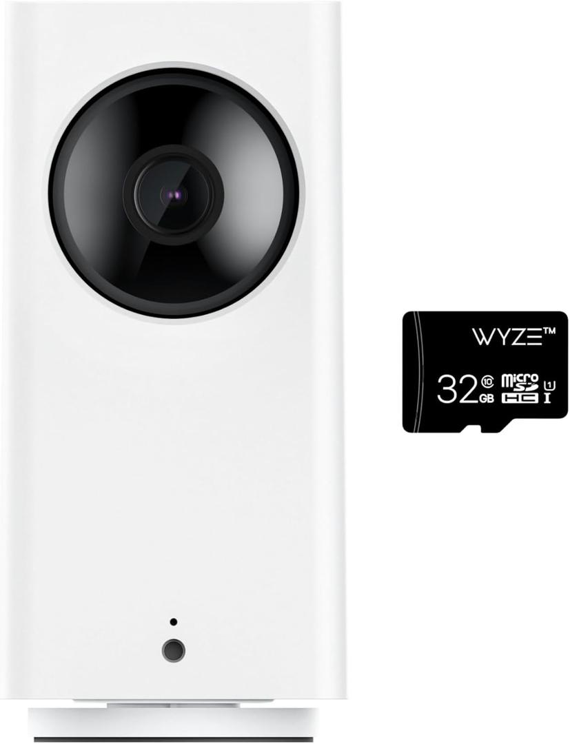 Wyze Lifestyle Cam Pan v2, Pan/Tilt/Zoom Indoor Wi-Fi Smart Home Security Camera with 1080p Color Night Vision, Motion and Sound Detection for Baby & Pet, Compatible with Alexa & Google Assistant