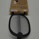 YISSVIC Electric Fly Swatter Foldable Bug Zapper Racket 2 in 1 Mosquito Killer with Purple Attractant Light Rechargeable 1800mAh for Indoor Home Backyard Patio Camping (Black)