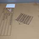 6 Tier Wire Magazine Rack - Comic Book Rack Wide Wire Tabletop Display for Exhibitions Office Table Top Book Brochure Literature Comic Greeting Card Shelf Holder Stand