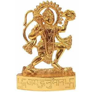 GRI9 Lord Hanuman Statues- Hindu God Statue Sculpture Indian Hanuman Figurine Handmade (Mix Metal) Gift Decoration for Home, Temple, Office, Car (Hanuman Standing Big)