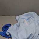 Sinastar Women's Blue Dress Costume Girls Cosplay Summer Dress Blue Bow Tie Hairwear Belt Adults Halloween Outfits (X-Large)