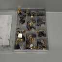 60 Pcs Electric Motor Carbon Brushes 10 Different Sizes for Replacement Repair Power Tool Part