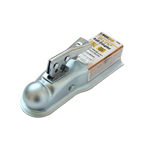 MaxxHaul 70009 Straight Tongue Trailer Coupler 2-1/2" Channel, 2" Ball, 3,500 lbs