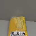 Women Sexy 2 Piece Outfits Dress Chiffon Strap Deep V Neck Bra Crop Top High Split Maxi Dresses Skirt Set (Large, Yellow)