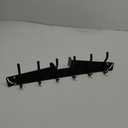 Over The Door Hooks, No Assembly Required Door Hanger Hook, Sturdy Over The Door Coat Rack, Over Door Hanger Door Hooks for Hanging Clothes, Towels, Hats, Matte Black (1 Pack)