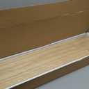 Fun Memories Deep Floating Shelves, Solid Wood Floating Shelves Wall Mounted, 9.3" Deep Wall Shelf for Living Room, Bedroom, 36 x 9 Large Floating Shelf for Books, Burlywood, Set of 2