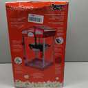 West Bend Stir Crazy Movie Theater Popcorn Popper, Gourmet Popcorn Maker Machine with Nonstick Popcorn Kettle, Measuring Tool and Popcorn Scoop for Popcorn Machine, 4-Qt., Red