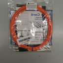 3M 10ft LC/UPC-ST/UPC Multi-Mode Fiber Optic Cable LC to ST OM1 Jumper Optical Patch Cord Duplex 62.5/125um Orange for Server, Network Switch, Router, Networking Equipment