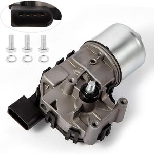 Windshield Wiper Motor Compatible with Volkswagen Jetta 2011 to 2018 Replace Front Wiper Motor 6R1955119A 5C6-955-113A 5C6-955-121A 5C7-955-113A 5C7-955-113D