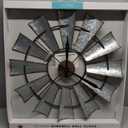 LaCrosse 404-3956 22" Metal Windmill Quartz Clock, Gray