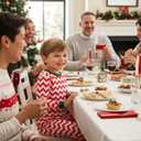 PATPAT Boys Pajama Sets Ages 2-12 Years - Snug Fit Long Sleeve Crew Neck Sleepwear, Soft Breathable Kids PJs (Red, S)