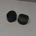 PATIKIL Ladder Non Slip Feet 3"/76mm, 2Pcs Rubber Round Foot Protective Mat Cushion Replacement for Telescopic Folding Extension Ladder Protection, Black