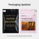 Paper Incense Refill - 48pcs of Incense Paper Strips, Quick Usage & Long-Lasting Fragrance, Eliminating Bathroom, Kitchen, Pet Odors - Peaceful Serenade