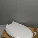 Elongated Toilet Seat with Built in Potty Training Seat, Potty Training Toilet Seat for Toddlers, Magnetic Kids Seat and Cover, Slow Close and Never Loosen, Fits both Adult and Child, White Elongated