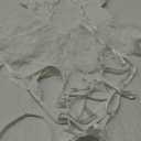 Women Sexy Lingerie Set Naughty Lace Up Corset Bodysuit Underwire Lingerie Babydoll With Garter Belt and Bow Tie (Medium, White)