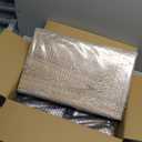 Deep Floating Shelves 10" D x 16.5" W Set of 4, Rustic Wood Wall Bookshelves for Living Room, Kitchen, Laundry Room, Bathroom, Bedroom, Books, Plants, and More (Natural Burned Finish)