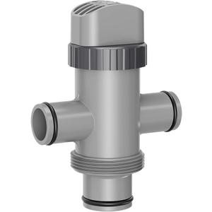 Dual Split Hose Plunger Valve Compatible with Intex Pool Parts and Accessories Replacement for Above Ground Swimming Pool and Pool Filter Pump (1 Pack) (Gray)