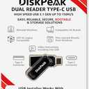 64GB Bootable USB Drive for Windows 11 & 10 - Clean Install, Upgrade, Reinstall - 32/64 Bit, All Versions (inc. 8/7) - Dual Type C & A (Key Not Included)