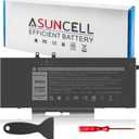 4GVMP Laptop Battery for Dell Latitude 5400 5500 5410 5510 E5400 E5500 Inspiron 7590 7591 7791 2-in-1 Precision 3540 3550 Series P84F P84F001 P42E P42E001 P98G001 P80F001 RF7WM C5GV2 H82T6 7.6V 68Wh